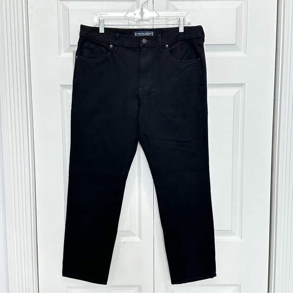 NEW EVERLANE The Slim 4-Way Stretch Organic Jean | Uniform in Black Size 35 x 28 - Picture 5 of 7